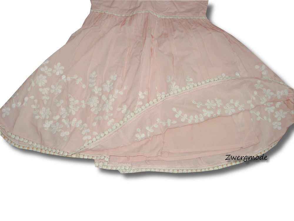 Next - Kleid Mädchen Mädchenkleid rosa Stickerei Gr. 74