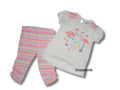 Cutey Pie - Kombi Outfit Set Hose Shirt Mädchenkombi Flamingo Gr. 92 NEU