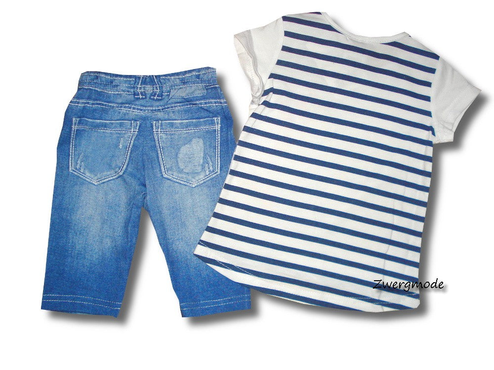 Cutey Couture - Kombi Outfit Set Hose Shirt Mädchenkombi Piratinnen Gr. 86 NEU