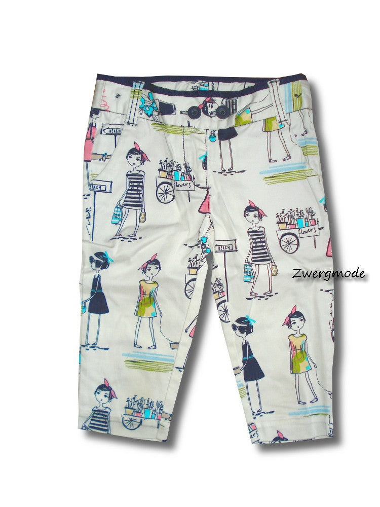 Next - Hose weiss mit Mädchen Gr. 104