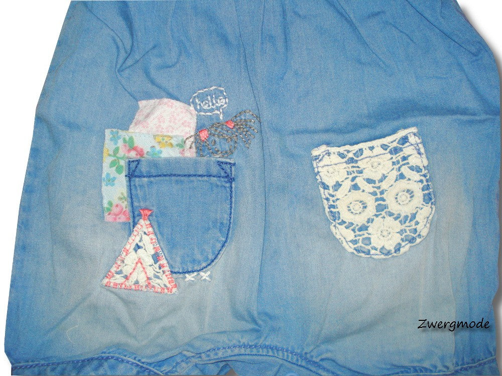 Next - Kombi Outfit Jeans Latzhose + Shirt Gr. 62-68 *NEU*