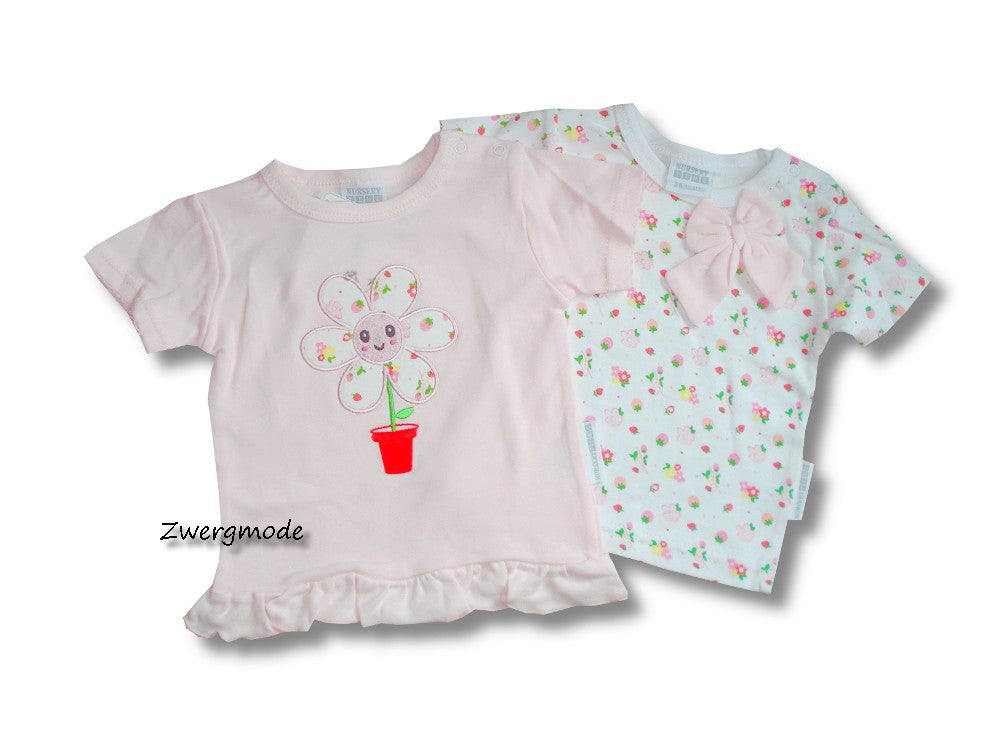 Nursery Time - 2er Pack T-Shirts Shirt "Flowers" *NEU*