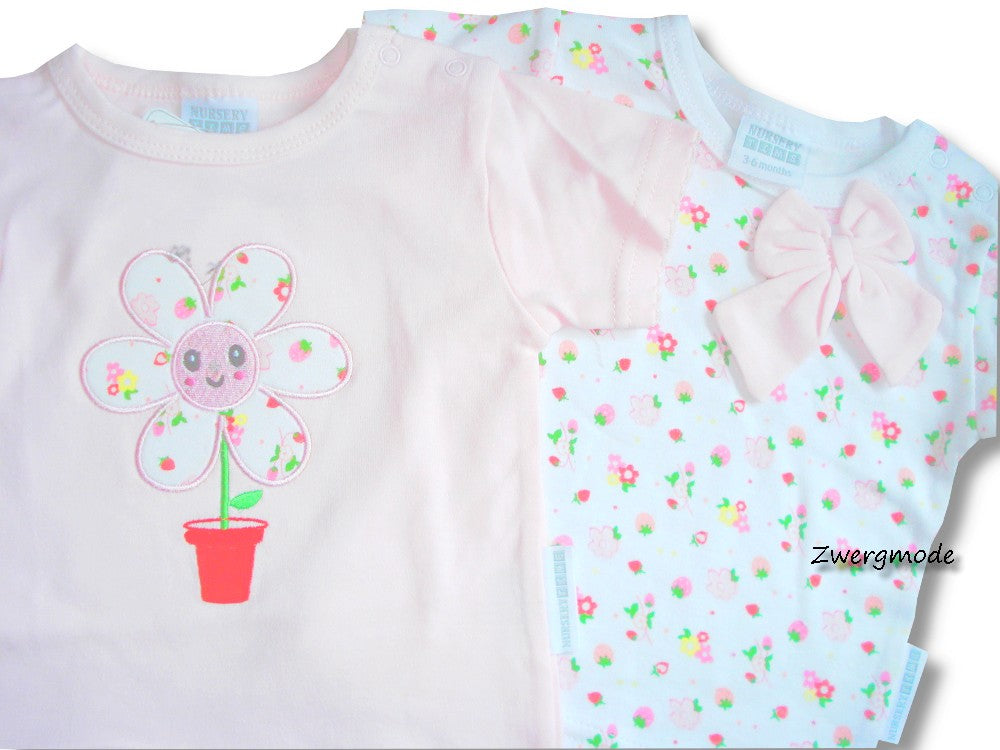 Nursery Time - 2er Pack T-Shirts Shirt "Flowers" *NEU*