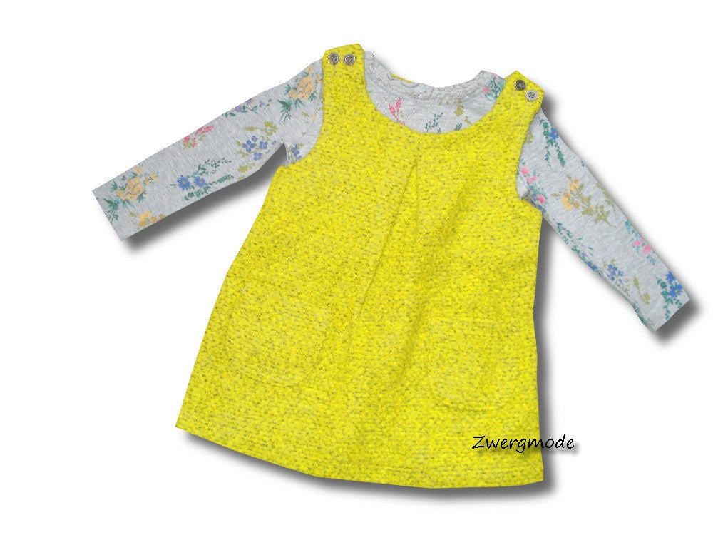 Next - Kombi Outfit Kleid Wollkleid und Shirt Gr. 68/74