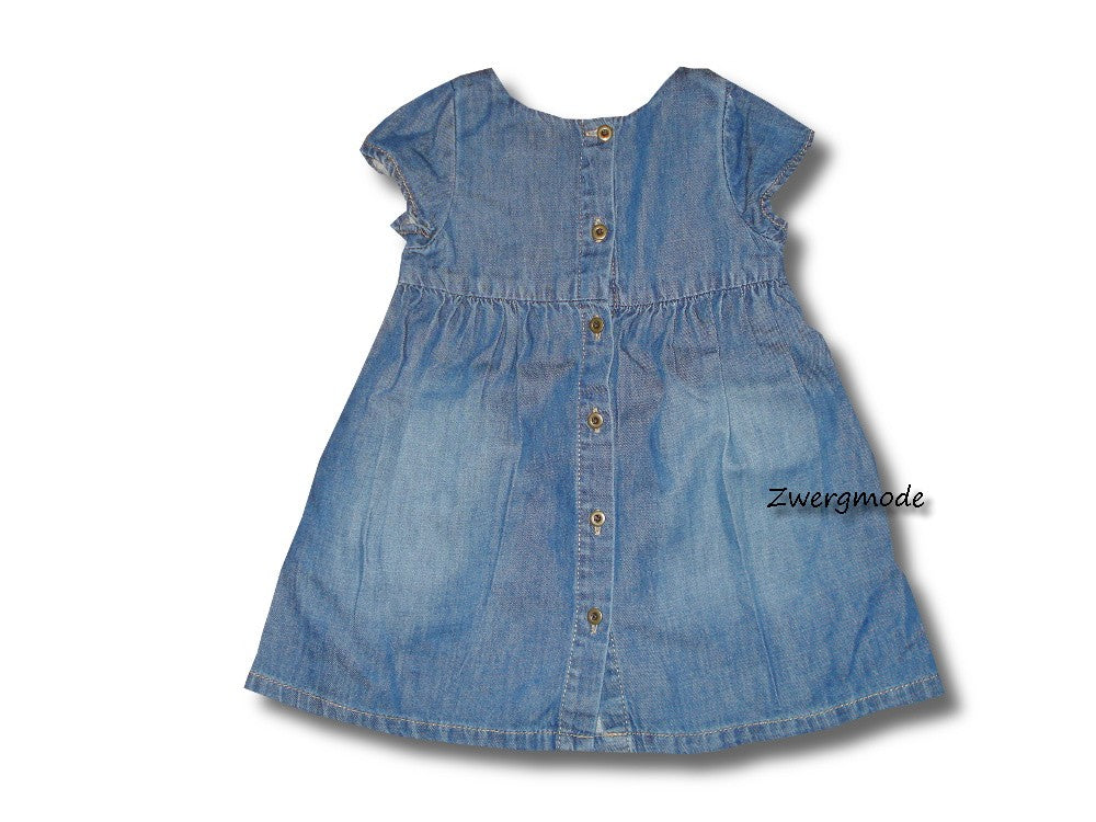 Next - Kleid Mädchenkleid Jeanskleid secondhand Mädchen blau Gr. 80
