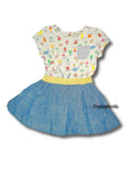 Next - Kleid Shirt + Jeans Mädchenkleid Mädchen Gr. 80