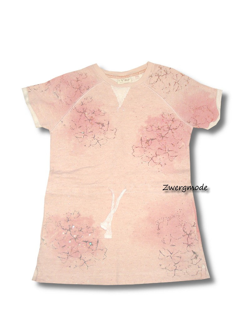Next - Kleid Damen Mädchenkleid rosa mit Blumen Gr. 122