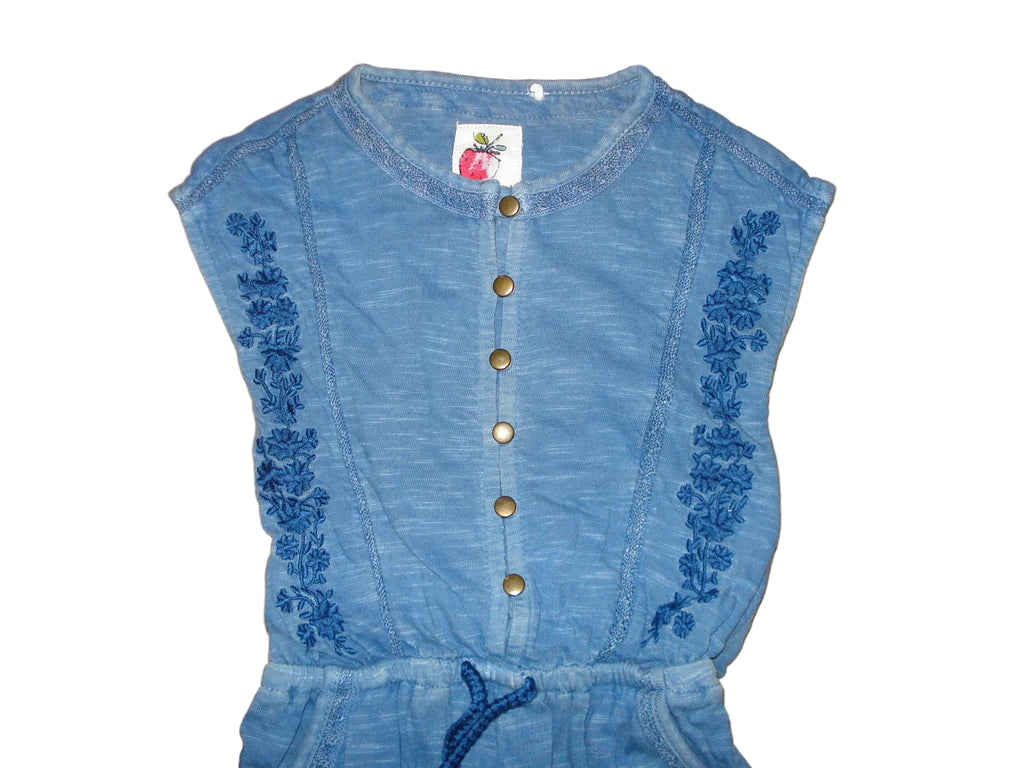 Next - Overall Einteiler Spieler blau Mädchen Baby secondhand Gr. 74