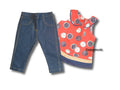 Next - Kombi Outfit Jeggins + Bluse Gr. 74/80