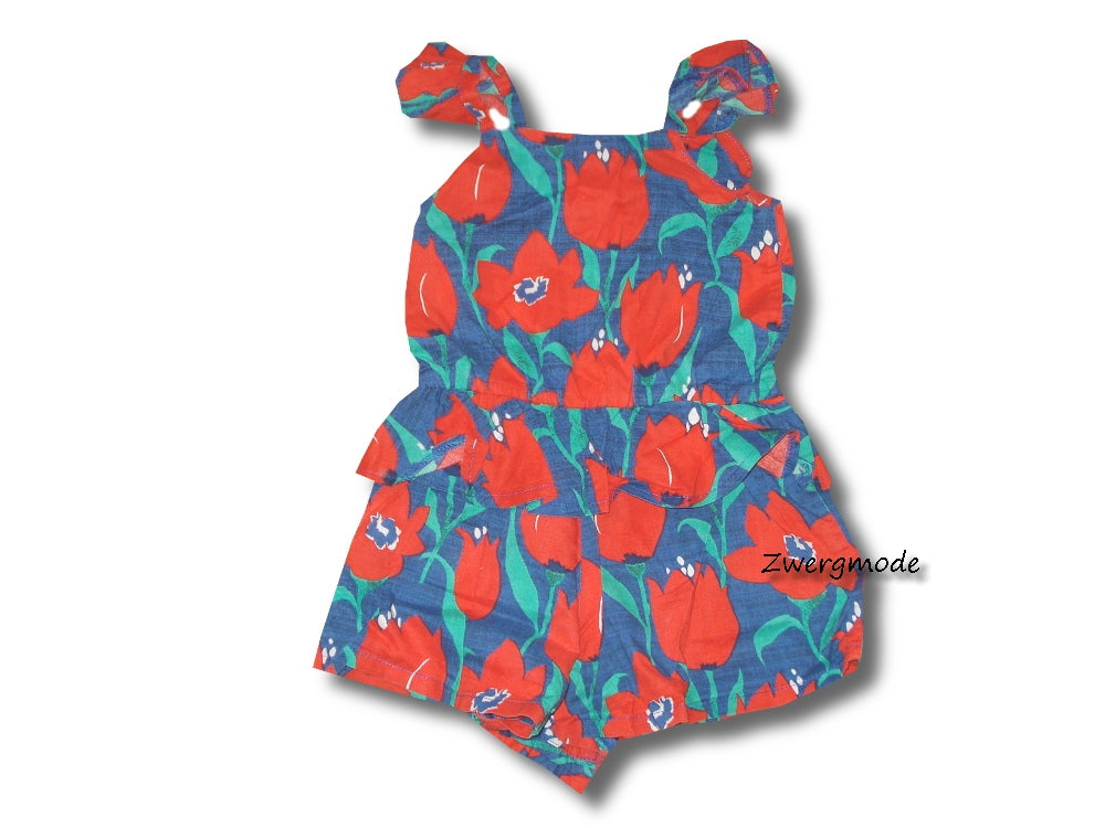 Next - Spieler Overall Einteiler Mädchen second hand Sommer Blumen Gr. 80