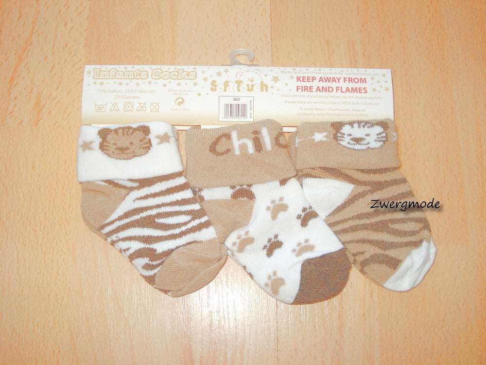 Soft Touch - Babysocken Strümpfe Socken "Wild Child" 56/62 und 74/80 *NEU*
