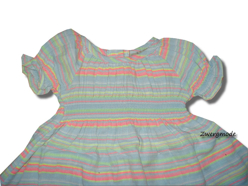 Next - Kleid gestreift Mädchenkleid farbenfroh Gr. 74