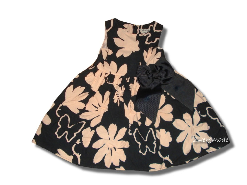 Next - Kleid Mädchenkleid Festkleid Mädchen secondhand schwarz rosa Schleife Gr. 86