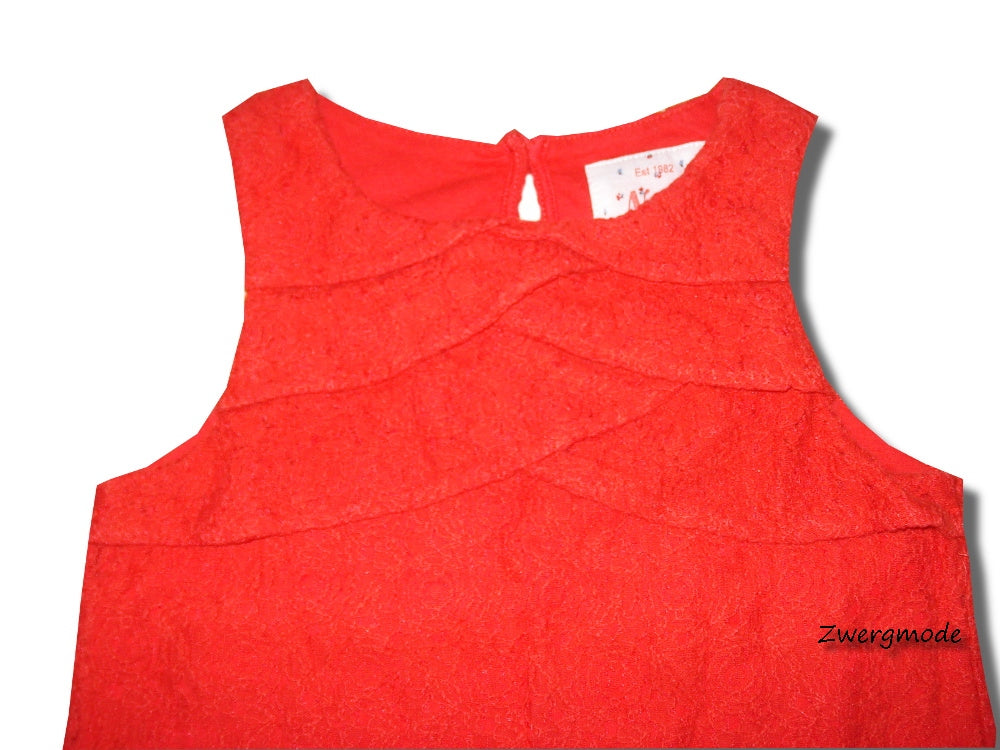 Next - Kleid Mädchen Mädchenkleid rot Festkleid Gr. 122