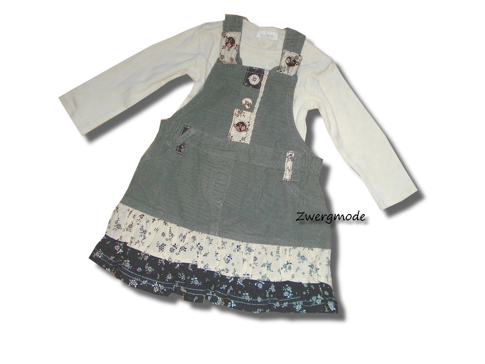 Next - Kombi Outfit Kleid Latzkleid + Body Gr. 74