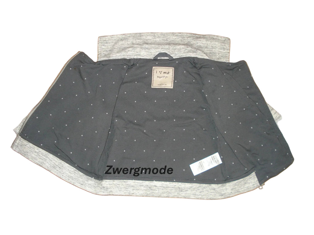 Next - Jacke Jungenjacke Mädchenjacke grau secondhand Gr. 80