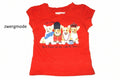Next - T-Shirt Shirt Mädchenshirt rot "Dogs" Gr. 62-68
