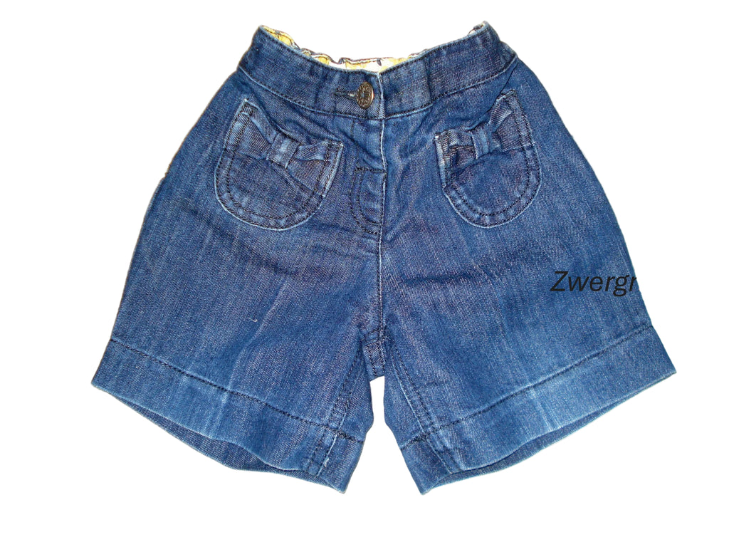 Next - Jeanshose Shorts Jeansshort Mädchen Mädchenhose blau Gr. 74