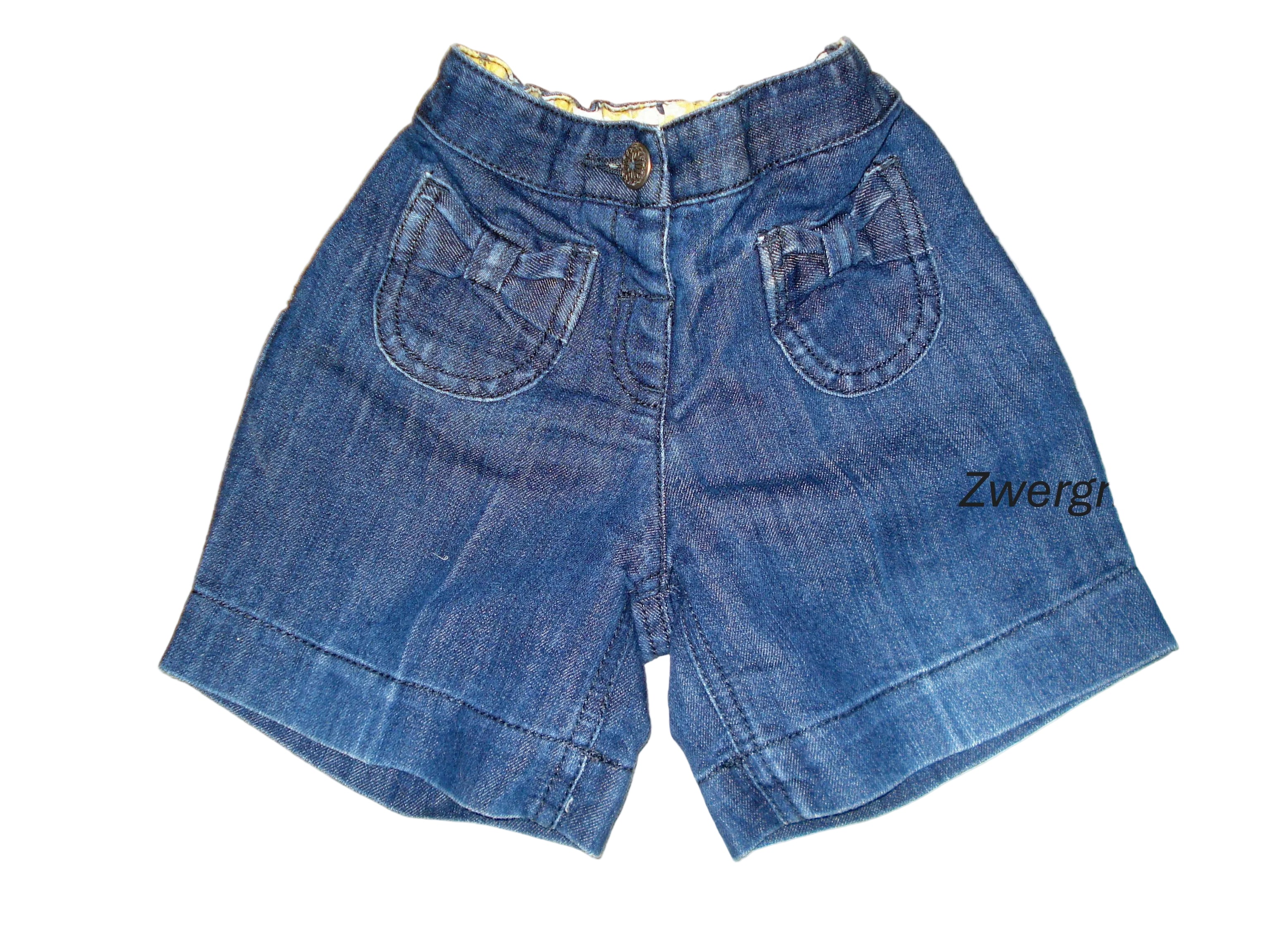 Next - Jeanshose Shorts Jeansshort Mädchen Mädchenhose blau Gr. 74