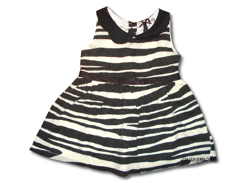 Next - Kleid Mädchen second hand schwarz weiss Gr. 80