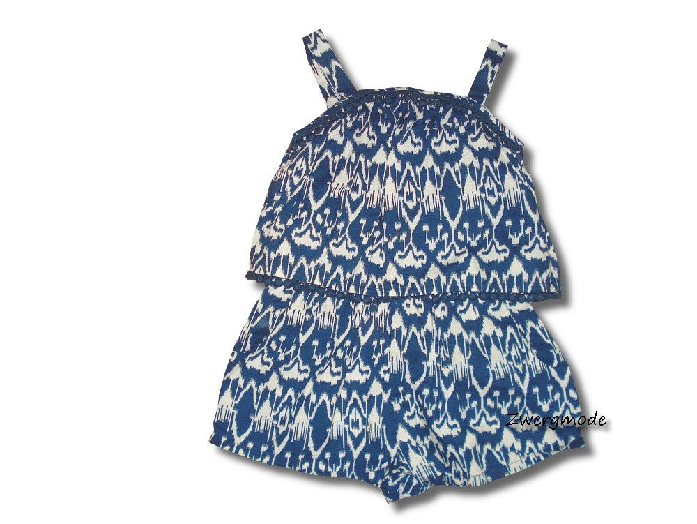 Next - Overall Spieler Einteiler Mädchen blau weiss Gr. 62/68