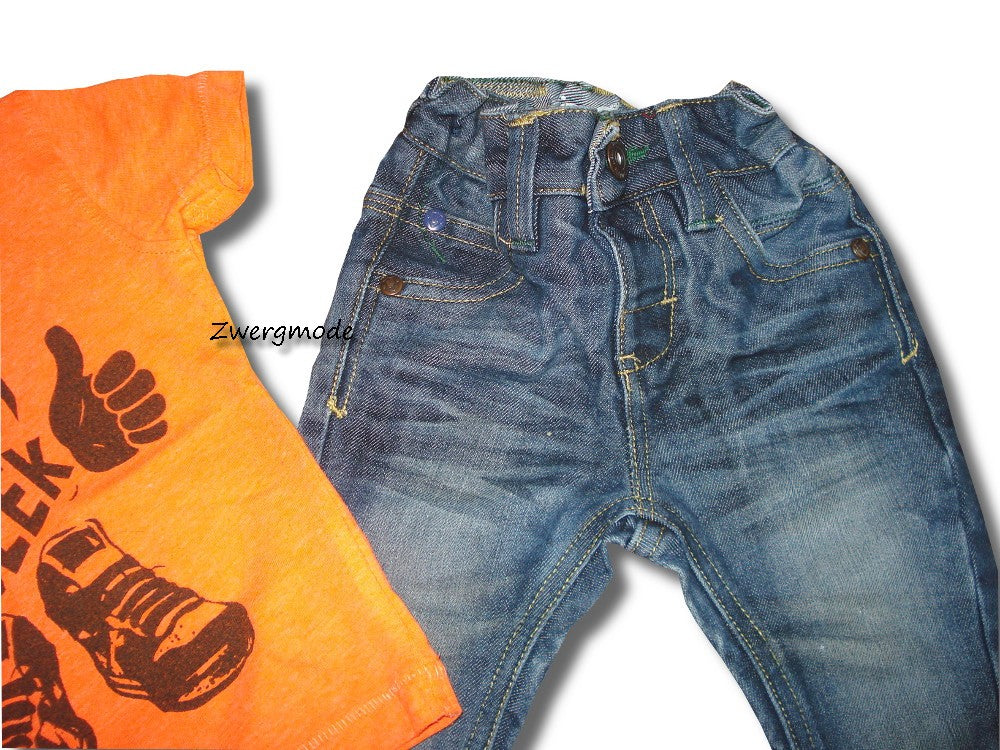 Next - Kombi Outfit Set Jeans + T-Shirt Gr. 62-68
