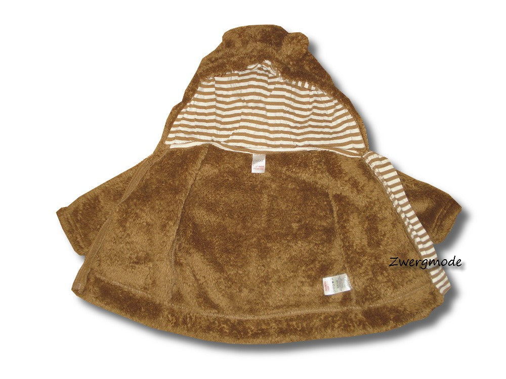 Next - Jacke Kapuzenjacke Teddyjacke braun Gr. 62-68