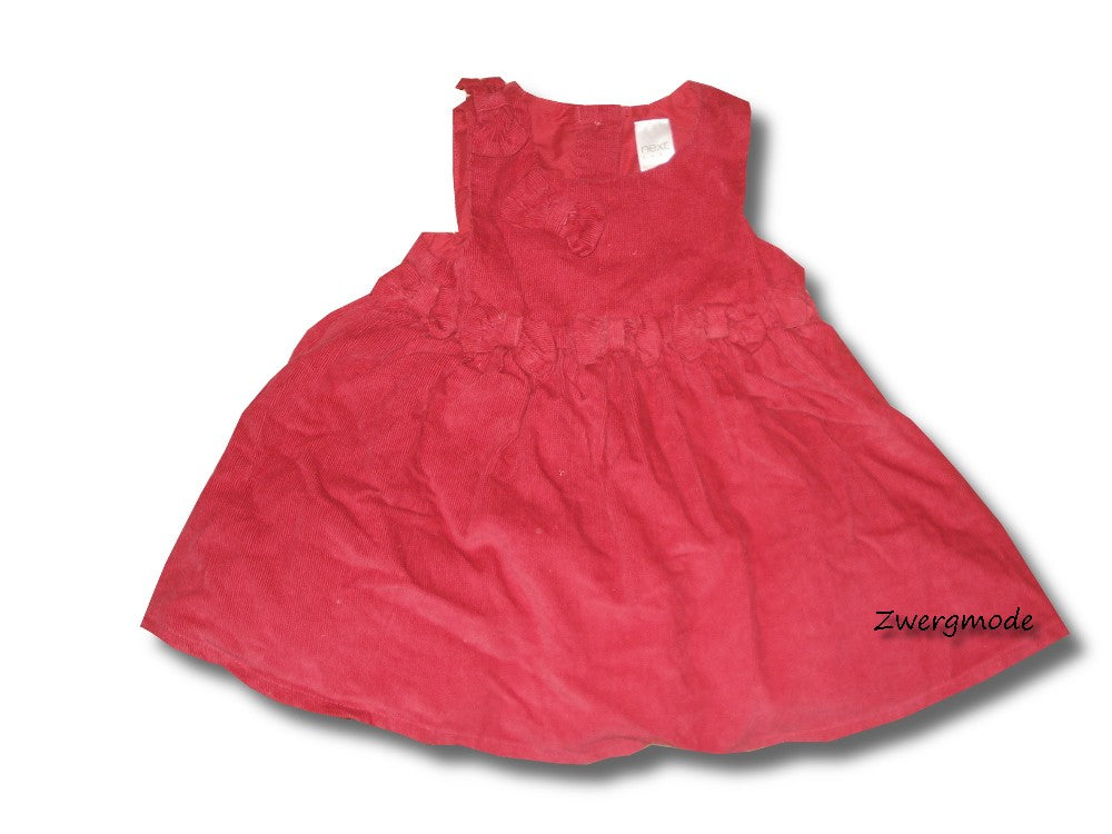 Next - Kleid Cordkleid Festkleid rot Gr.  56 und 62