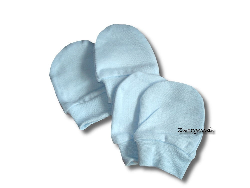 Soft Touch - Fäustlinge Kratzfäustlinge blau *NEU*
