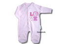 Nursery Time - Strampler Einteiler "Love" rosa *NEU*