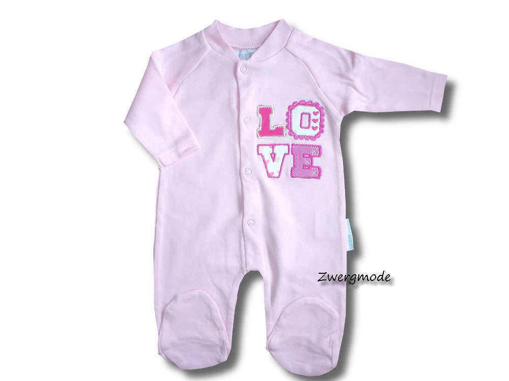 Nursery Time - Strampler Einteiler "Love" rosa *NEU*