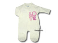 Nursery Time - Strampler Einteiler "Love" creme *NEU*