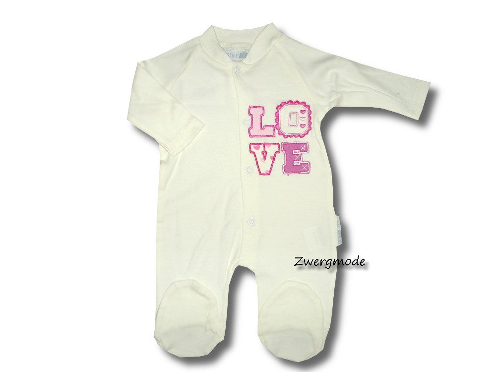 Nursery Time - Strampler Einteiler "Love" creme *NEU*