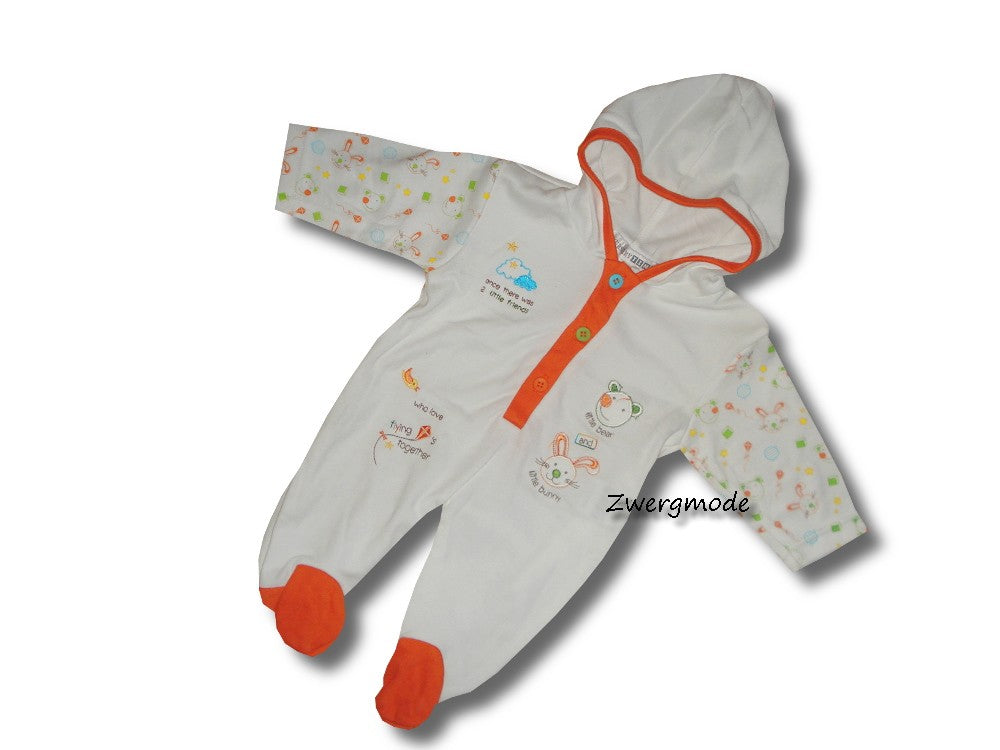 Nursery Time - Overall mit Kapuze "Little Bear and Bunny" *NEU*