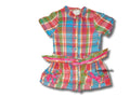 Next - Kleid kariert mit Gürtel Gr. 74