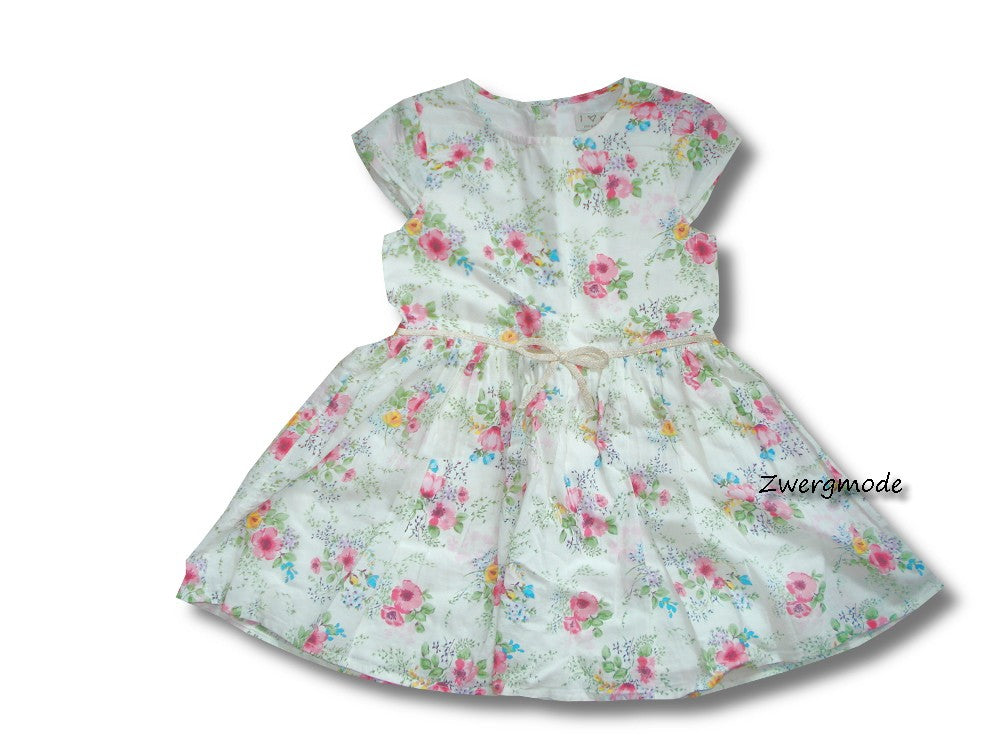 Next Kleid Festkleid weiss Mädchenkleid Blumen "Flowers" 86