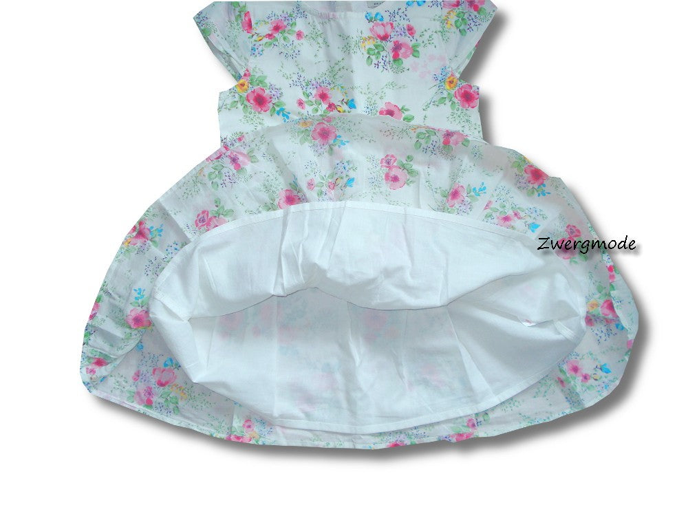 Next Kleid Festkleid Mädchenkleid weiss "Flowers" Blumen Gr. 80