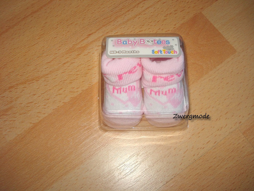 Soft Touch - Babysocken Strümpfe "Forever Mum" rosa *NEU*