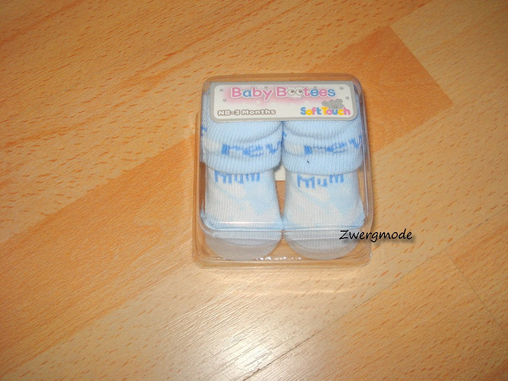 Soft Touch - Babysocken Strümpfe "Forever Mum" blau *NEU*