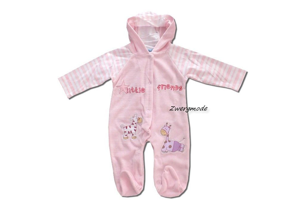 Baby C - Strampler Overall Einteiler Fleece "Little Friends" blau Gr. 62/68 und Gr. 74 *NEU*