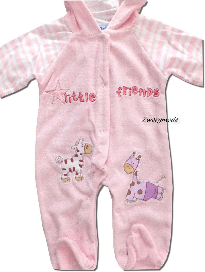Baby C - Strampler Overall Einteiler Fleece "Little Friends" blau Gr. 62/68 und Gr. 74 *NEU*