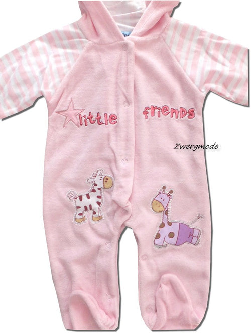 Baby C - Strampler Overall Einteiler Fleece "Little Friends" blau Gr. 62/68 und Gr. 74 *NEU*