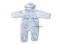 Baby C - Strampler Overall Einteiler Fleece "Little Friends" blau Gr. 62/68 *NEU*