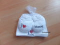 Soft Touch - Geschenkset Mütze + Schuhe "I ❤️ Mummy" weiss *NEU*