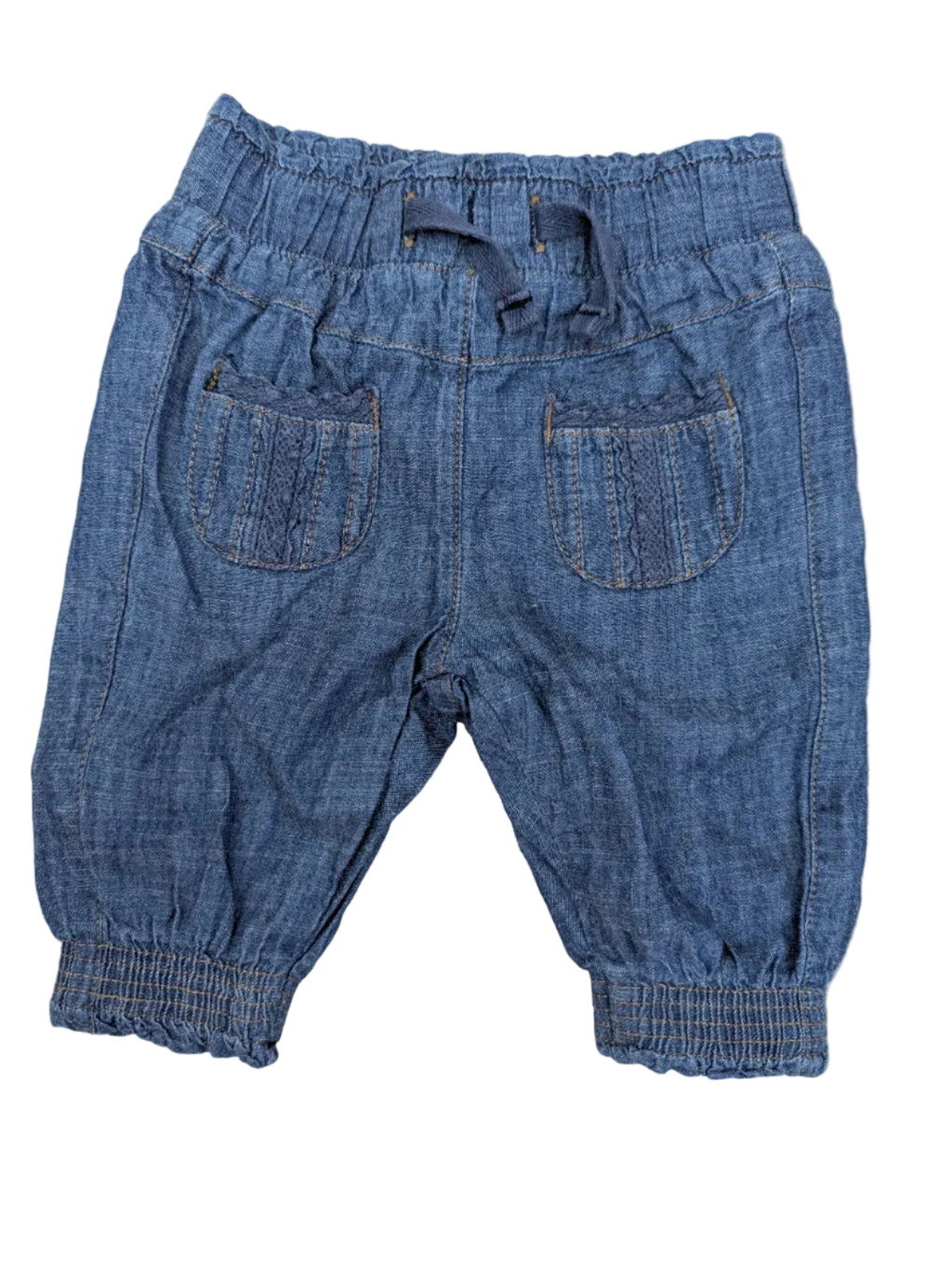 Next - Hose Jeanshose Mädchenhose blau secondhand Gr. 50-62