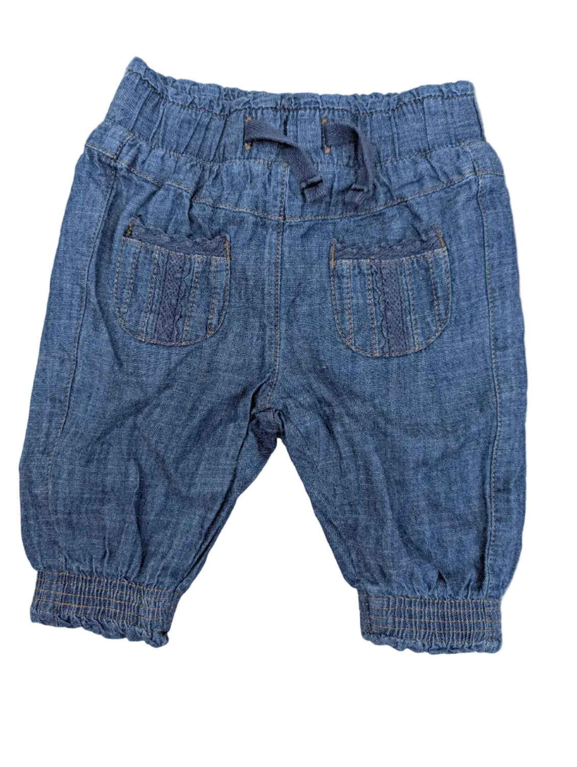 Next - Hose Jeanshose Mädchenhose blau secondhand Gr. 50-62