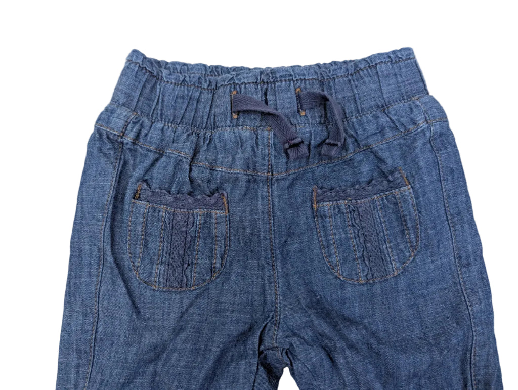 Next - Hose Jeanshose Mädchenhose blau secondhand Gr. 50-62