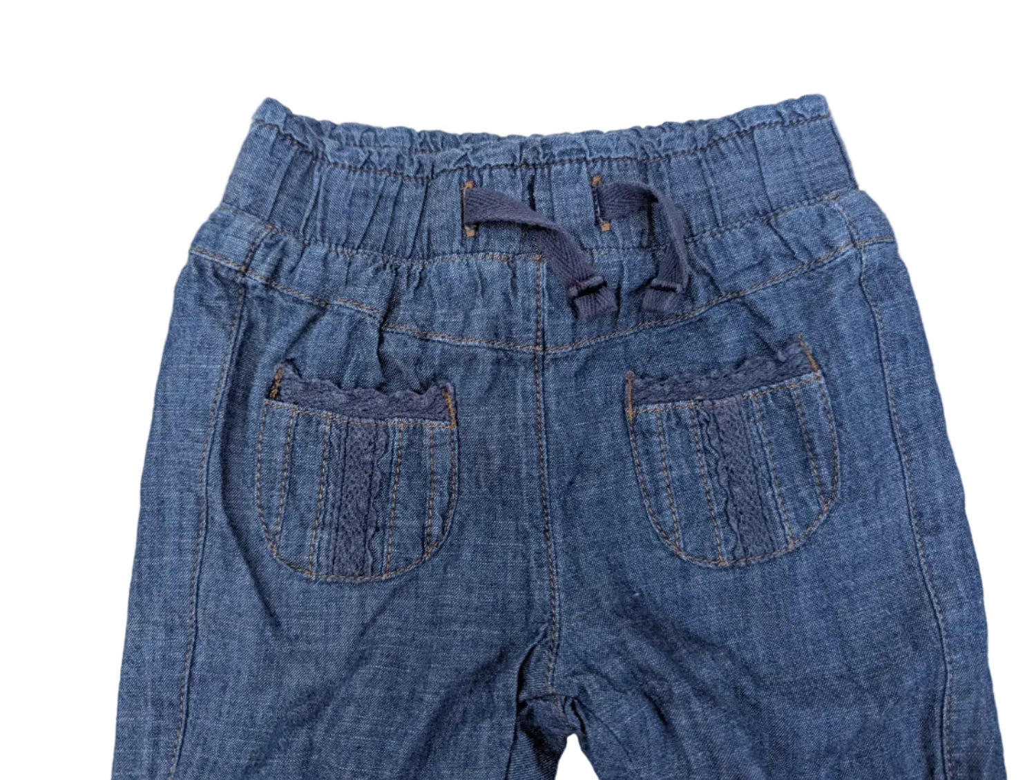 Next - Hose Jeanshose Mädchenhose blau secondhand Gr. 50-62