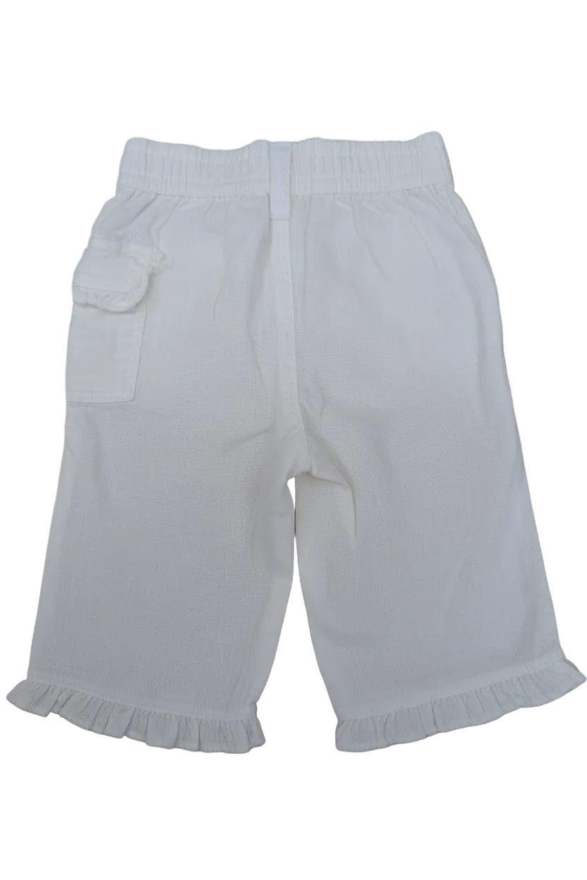 Next - Hose Leinenhose Mädchenhose weiss Gr. 50-62