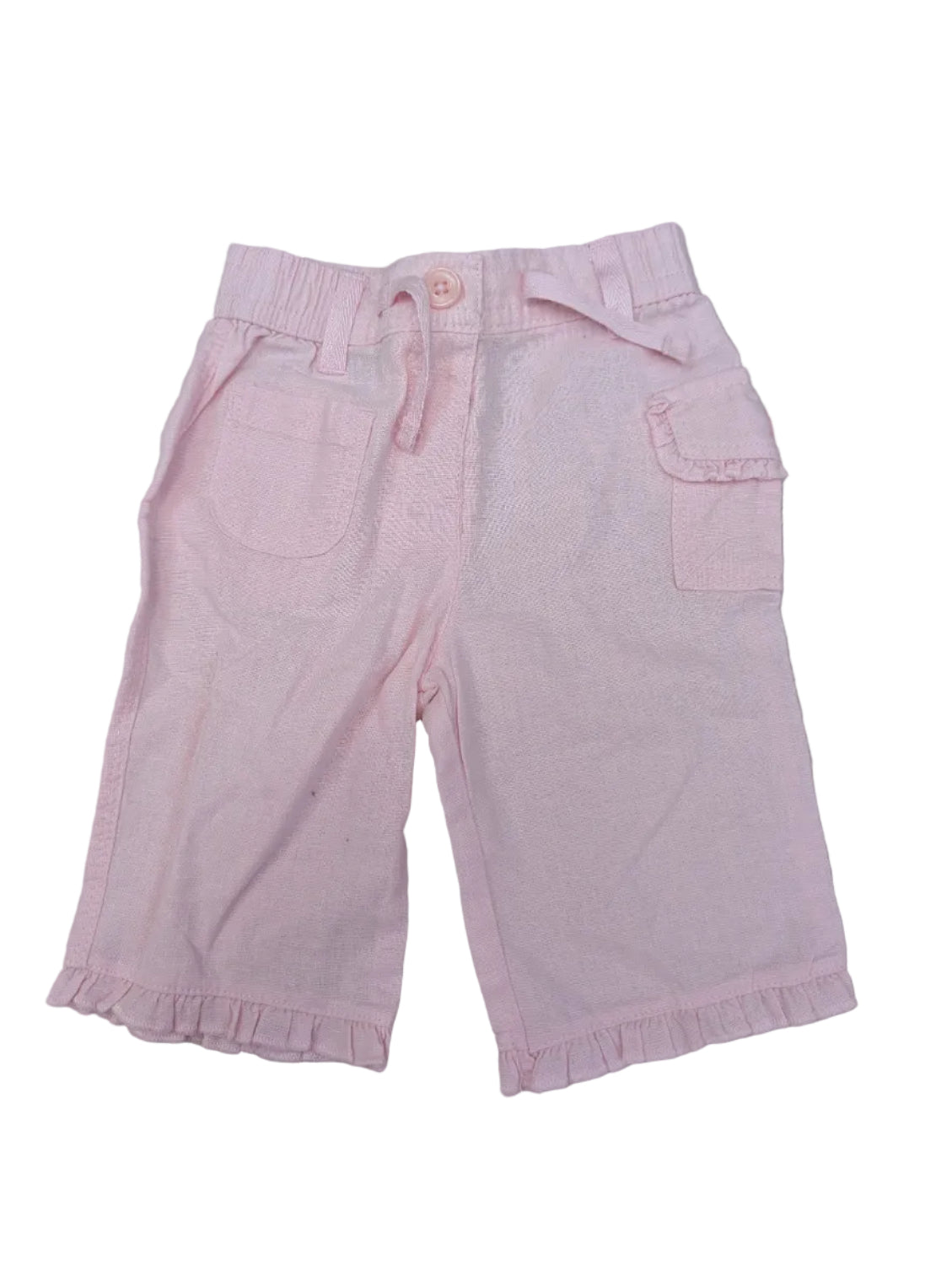 Next - Hose Leinenhose Mädchenhose rosa Gr. 50-62
